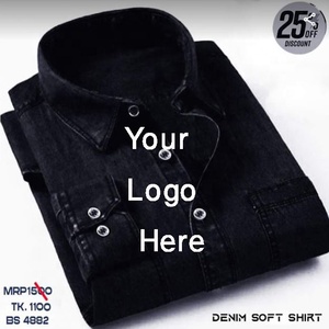 Venta caliente Camisa de algodón sólido para hombres Logotipo personalizado Formal e informal Tallas grandes Temporada de otoño Paquete individual Fabricado en Bangladesh - Product Image 2