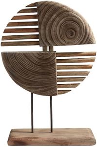 Abanico de Madera Hecho a Mano, Decoración de Escritorio en Forma de Abanico, Adorno de Madera Pulida, Estilo Folclórico, Decoración del Hogar - Product Image 4