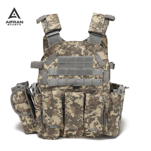 Chaleco Deportivo Multifuncional Aifran para Exteriores, Chaleco Utilitario de Poliéster Combinado con Cierre de Cremallera y Marco Ajustable - Product Image 6