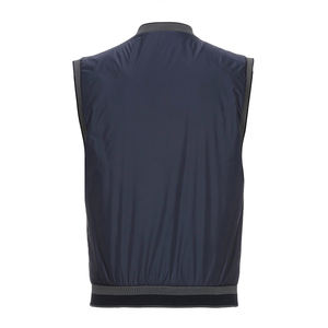 Vêtements de mode OEM, coupe ajustée, vêtements décontractés, poches zippées personnalisées, vestes sans manches pour hommes de haute qualité, simples et confortables - Product Image 3