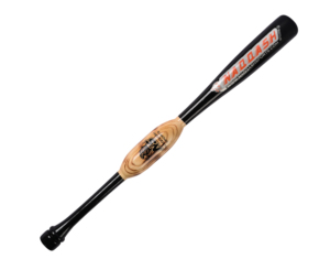 Batte de baseball et de softball noire de 33 pouces / 41 oz, poids lourd, à deux mains, en bois d'érable massif de qualité professionnelle pour améliorer la force, par NAQQASH SP - Product Image 1
