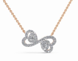 0.940 Carat Lab Grown <b>Emerald</b> Cut Halo <b>Pendant</b> 17 Piece Diamond Necklace 9K 14K 18K Rose Gold Women's Luxury Gift Jewelry - Product Image 1