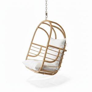 Silla Colgante de Ratán al por Mayor, Silla Columpio para Patio Exterior, Silla Colgante de Mimbre Hecha a Mano para Jardín y Balcón - Product Image 1