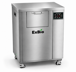 Práctico Procesador de Residuos Alimenticios Industriales de 105 kg con Motor y Rodamientos, Construcción de Acero Inoxidable para Supermercados - Product Image 6