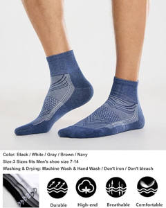 2026High Quality <b>Mens</b> <b>Winter</b> Ankle Dress <b>Socks</b> Cartoon Pattern Sports Use Comfortable Eco-Friendly Breathable Quick Dry Machine - Product Image 3