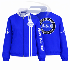 Chaqueta de Carreras de Sarga de Algodón Zeta Phi Beta ZPB para Mujer, Chaqueta de Motociclismo de Alto Rendimiento, Chaqueta de Motociclista de Alta Velocidad - Product Image 1