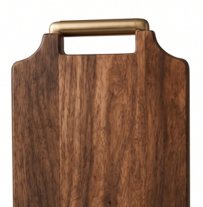 Planche à découper robuste en bois de manguier naturel avec poignée ergonomique, plateau de présentation pour fromages - Product Image 6