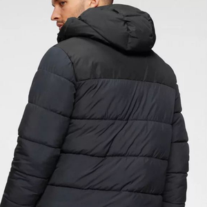 Chaquetas Acolchadas al por Mayor, Abrigos Acolchados de Invierno con Cierre de Cremallera, Diseño Liso con Capucha, Chaqueta Acolchada Unisex Impermeable - Product Image 2