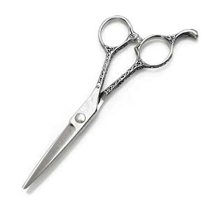 กรรไกรตัดผมลายดามัสกัส6.0นิ้วทำจากสแตนเลส VG10มีด้ามจับเหล็กคมสำหรับมืออาชีพ - Product Image 2