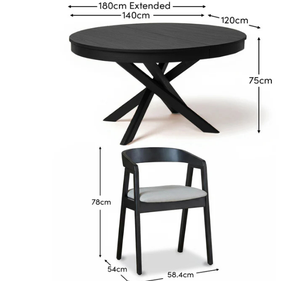 ชุดโต๊ะรับประทานอาหารไม้สักแท้สไตล์โมเดิร์นพร้อมเก้าอี้ขาไขว้ เฟอร์นิเจอร์ห้องรับประทานอาหารร่วมสมัยสำหรับใช้ในโรงแรมและวิลล่า - Product Image 6