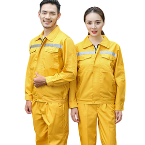Best Selling Breathable Men's/Women's Workwear Set Welding Clothes & <b>Car</b> Wash Uniform Low MOQ Service Letter Pattern - Product Image 2