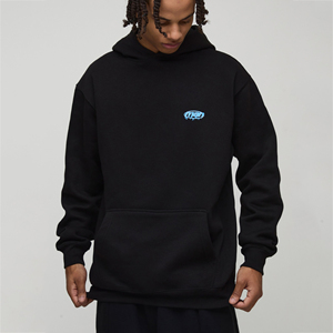 Sweat-shirt à capuche personnalisé pour homme OEM DTF, imprimé avec un motif graphique, streetwear décontracté à manches longues pour homme - Product Image 2