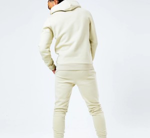 Survêtements d'hiver personnalisés pour hommes, les plus vendus, style streetwear, imprimés unis, respirants, confortables, légers, 100 % coton - Product Image 2