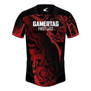 เสื้อเทนนิส/แพเดิล คอวี แขนสั้น พิมพ์ลายแบบซับลิเมชั่นเต็มตัว ทรงสปอร์ต เป็นมิตรต่อสิ่งแวดล้อม - Product Image 5