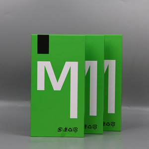 Caja de Embalaje para Teléfono con Cubierta Magnética Personalizada de Fábrica, Papel Especial Verde, para iPhone y Samsung - Product Image 3