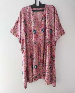 ชุดเดรสสไตล์โบฮีเมียนสำหรับผู้หญิง ผ้าฝ้าย 100% ลายลูกไม้พิมพ์ลายดอกไม้ ความยาวระดับเข่า เหมาะสำหรับฤดูร้อน มีสไตล์ ใส่สบาย ไซส์ใหญ่ - Product Image 1