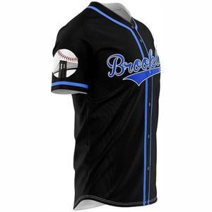 Camiseta de Béisbol Sublimada Transpirable, Uniforme de Equipo Personalizado con Rayas, Impresión Digital a Todo Color, Camiseta Deportiva 2026 - Product Image 3