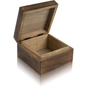 กล่องเก็บของไม้เนื้อแข็งพรีเมียม ฝาปิดแบบมีบานพับพร้อมตัวล็อคโลหะ กล่องของขวัญไม้ตกแต่งแบบเป็นมิตรกับสิ่งแวดล้อม สำหรับใส่เครื่องประดับ - Product Image 5
