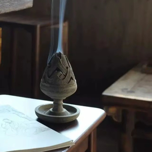 Brûleur à bakhoor vintage en métal de luxe, porte-encens décoratif pour parfum d'oud, décoration intérieure. - Product Image 1