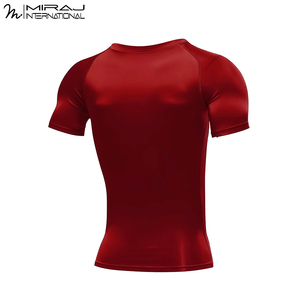 Ensemble de sous-vêtements de compression haute performance pour homme, tissu respirant, ensemble t-shirt et short pour la musculation - Product Image 3