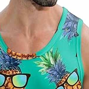 เสื้อกล้ามคอกลมสีอ่อนสำหรับผู้ชายขายดีที่สุด เนื้อผ้านุ่ม ระบายอากาศได้ดี เหมาะสำหรับออกกำลังกาย ราคาสุดคุ้ม - Product Image 2