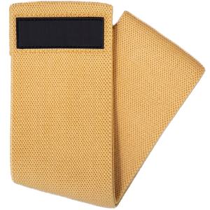 Bande de résistance de hanche unisexe, LOGO personnalisé OEM Orange, bandes de résistance antidérapantes, exercice, Yoga, Fitness, tissu - Product Image 1