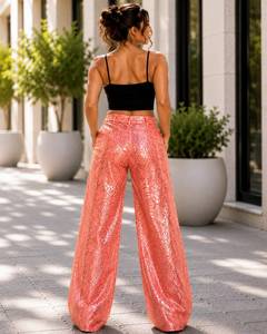 Pantalon en cuir effet serpent pour femme, style python exotique, pantalon en peau de serpent, pantalon de motard pour femme - Product Image 2
