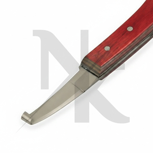 Cuchillo y peine para pezuñas de caballo de alta calidad, reutilizables, con mango de madera, para el cuidado y recorte de pezuñas, herramientas de herrador. - Product Image 3