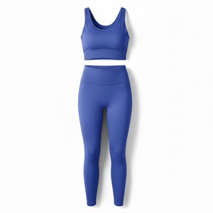 Conjunto Deportivo de Alta Calidad para Mujer, Ropa de Yoga, Ropa Deportiva, Ropa Atlética, Transpirable, Conjuntos de Yoga Morados para Gimnasio, Fitness para Mujer - Product Image 4