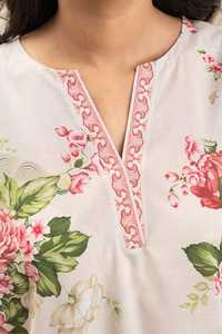 Collection de vêtements imprimés pour femmes en gros, ensemble 2 pièces en tissu lawn, vêtements indiens et pakistanais, mode estivale tendance, logo personnalisé - Product Image 3
