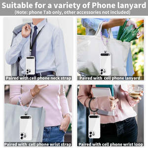 Dragonne universelle en nylon durable pour téléphone, anti-perte et anti-chute, avec boucle métallique, longueur de ligne 6 cm, support de badge - Product Image 4