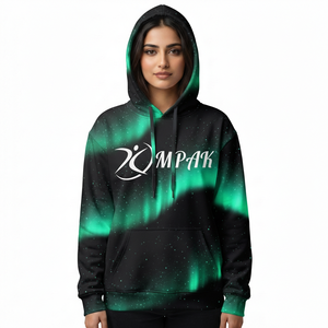 เสื้อฮู้ดดี้โอเวอร์ไซส์ยูนิเซ็กส์สไตล์ร่วมสมัย พร้อมลายพิมพ์แบบ Sublimation ทั่วตัว สำหรับไลน์สตรีทแวร์ที่อินเทรนด์ - Product Image 1