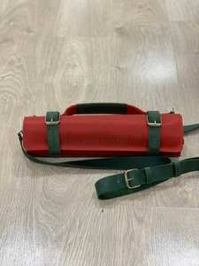 Sac de transport professionnel pour couteaux de chef en cuir véritable de luxe, résistant aux odeurs, robuste et durable, avec poignée - Product Image 3