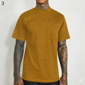 เสื้อยืดผู้ชายลายมินิมอล แขนสั้น คอกลม ทรงหลวม เนื้อผ้านุ่ม ใส่สบาย เหมาะสำหรับกิจกรรมกลางแจ้ง รับผลิตตามสั่ง ขายส่ง - Product Image 1