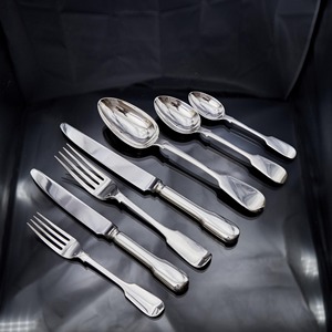 Stainless Steel Fork Spoon Knife Silver <b>Cutlery</b> <b>Set</b> Luxury Wedding Flatware Elegant Design Mirror Polish Durable <b>Reusable</b> AG - Product Image 3