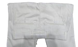 Pantalon formel pour homme en tissu sergé uni, 82% polyester, 16% rayonne, 2% élasthanne, avec poche, fabriqué au Bangladesh. - Product Image 3