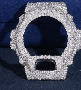 Ultimate Bling DW6900 Custom Iced Out <b>Watch</b> Heavy Duty Stainless Steel <b>Case</b> Luxury Crystal Style Hip Hop Fashion Wristwatch - Product Image 1