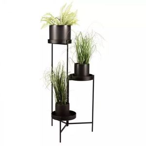 Pot de fleurs en métal pour la maison, le jardin, l'intérieur, l'extérieur, le balcon, la terrasse, le bureau, la cour, décoratif, élégant, durable, pour la présentation des plantes - Product Image 2