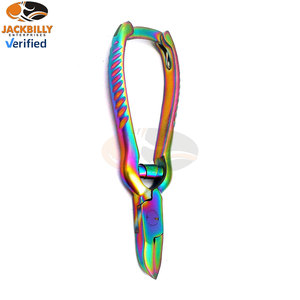 Coupe-ongles multi-usages en acier inoxydable pour bébé, pour ongles incarnés épais, à mâchoires concaves, à ressort, lames tranchantes - Product Image 6