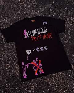 T-shirt unisexe en coton 100% au design streetwear unique pour hommes et femmes, manches courtes, impression personnalisée. - Product Image 2