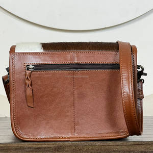 Sacs à main pour femmes en cuir de vachette artisanal de haute qualité, élégants sacs à bandoulière à motif floral - Product Image 5