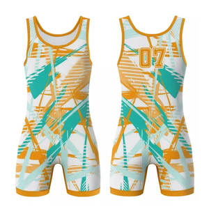 Trajes de lucha libre para hombre diseñados para mayor comodidad durante la práctica de lucha libre, entrenamiento en el gimnasio y eventos de combate profesional. - Product Image 1