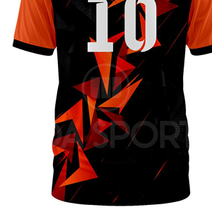 Camiseta de Cricket Personalizada para Hombre, Transpirable, de Secado Rápido, Uniforme de Equipo Sublimado, Ropa Deportiva 100% Poliéster Antibacteriana - Product Image 6