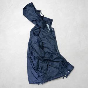 Chaqueta Cortavientos Azul Marino Personalizada con Logotipo para Hombre, Chaqueta Impermeable Ligera con Capucha, Uniforme de Trabajo - Product Image 6