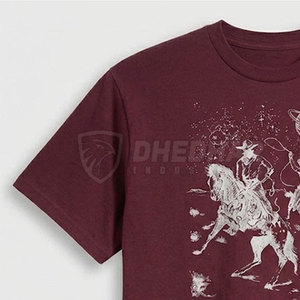 Camiseta de Hombre con Estampado Personalizado, Diseño Sólido, Venta Directa de Fábrica en Pakistán, Última Llegada, la Mejor Camiseta para Hombre - Product Image 6