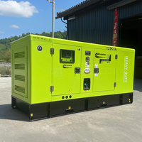 Generadores Diésel Silenciosos de Alta Resistencia 50/80/100/125/150/200kVA, Impulsados por Motor Cummins, Bajo Ruido, Monofásicos/Trifásicos, Grupo Electrógeno de Respaldo