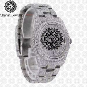 Montre de luxe Charm Jewells en acier inoxydable, bracelet de 20 mm, fermoir pliant, mouvement à quartz unisexe, design tendance de haute qualité - Product Image 6