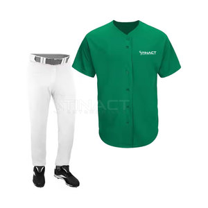 Diseña tu propio uniforme de béisbol con logotipo, ropa de equipo transpirable, uniforme de béisbol para hombre. - Product Image 2