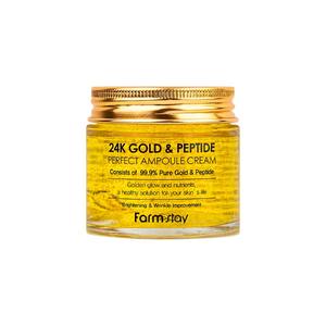 Crème anti-âge Farmstay 24K Gold & Peptide 80ml, ampoule parfaite pour les soins de la peau - Product Image 1