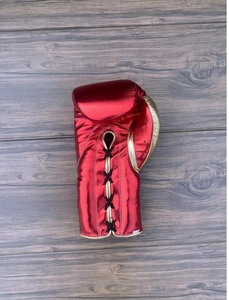 Professional No Boxing No Life Red and Gold Sparring Set Real Cowhide Leather Including Boxing <b>Gloves</b> - Headgear - Groin Guard - Product Image 6